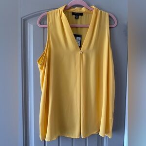 Yellow Sleeveless Top